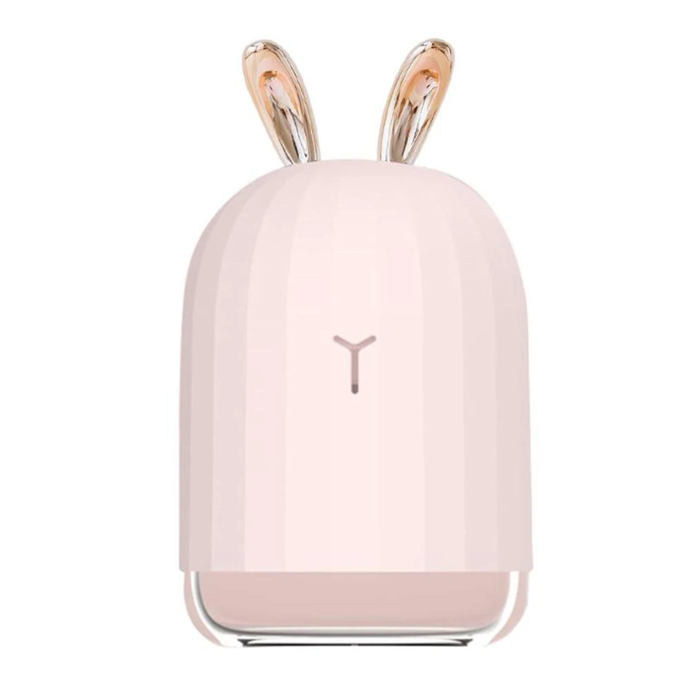 Милый кролик олень ультразвуковой увлажнитель ультра-тихий время 7 LED свет