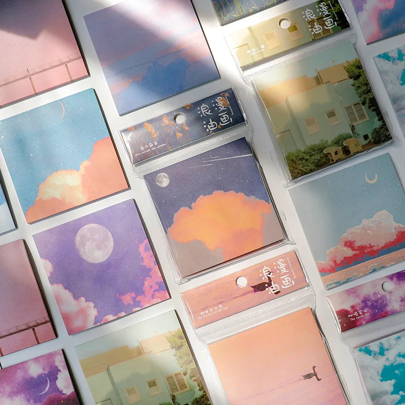 

Yisuremia Romantic Oil Painting 90 Sheets Memo Note Pads Paper Daily To Do It Check List Decorative Paperlaria School Stationery