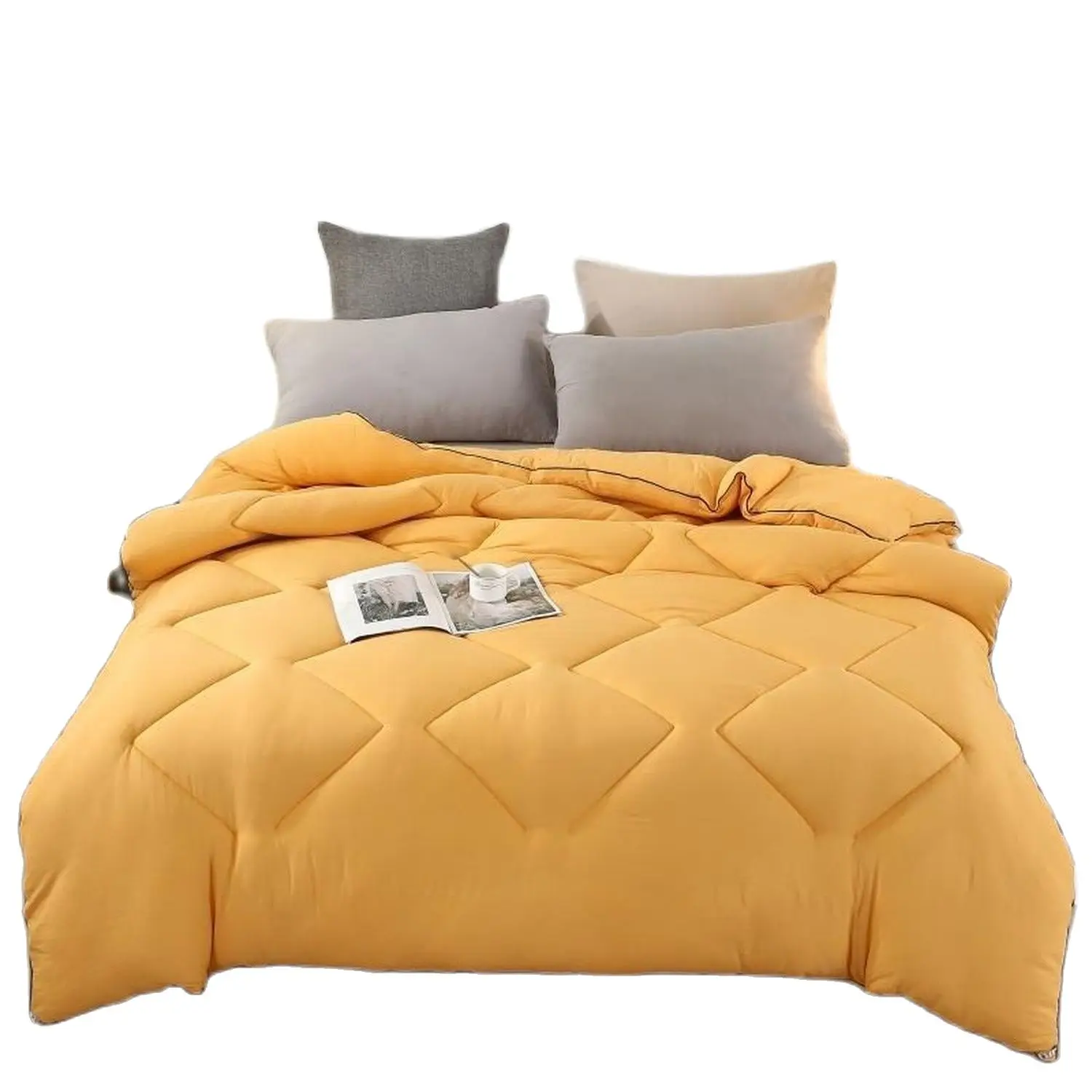 Стеганое одеяло с перьями супер мягкое стеганое зимнее покрывало покрывала 200x230