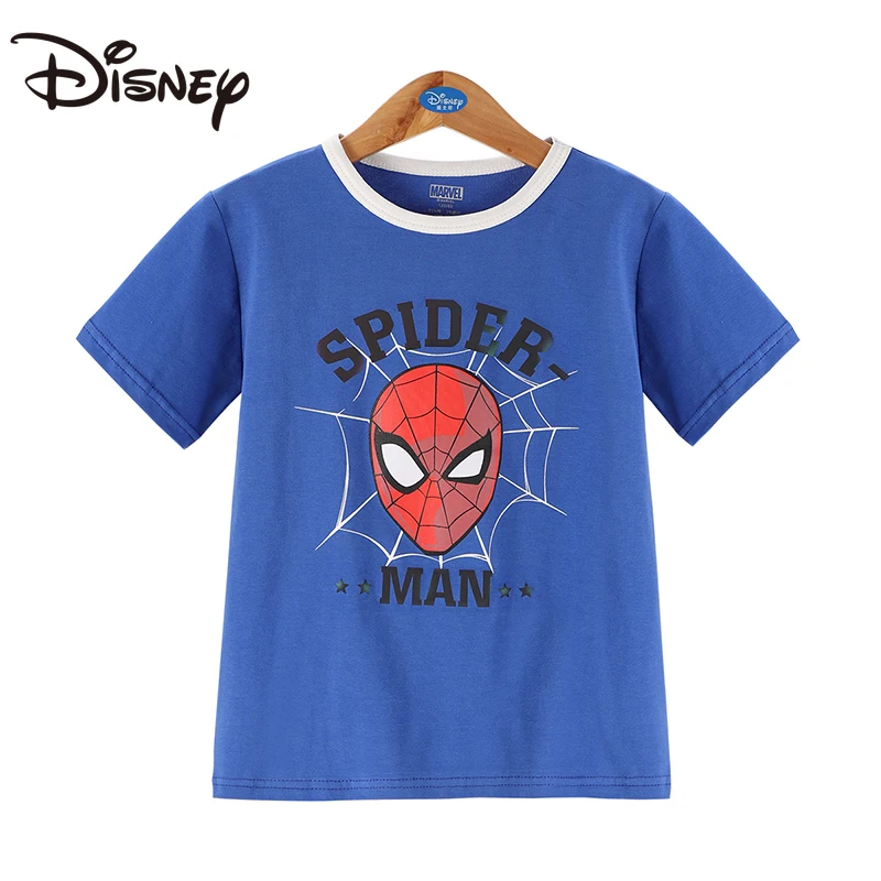 

Disney Children's Clothing Boys' Spider-Man Short-Sleeved T-shirt Shorts Two-Piece Summer New