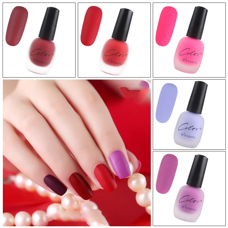 Лак для ногтей Bk матовый стойкий 20 цветов | Красота и здоровье