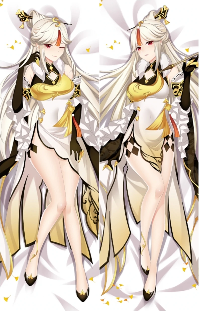 

Genshin Impact Ningguang Pillow Case Cosplay Dakimakura Hugging Body
