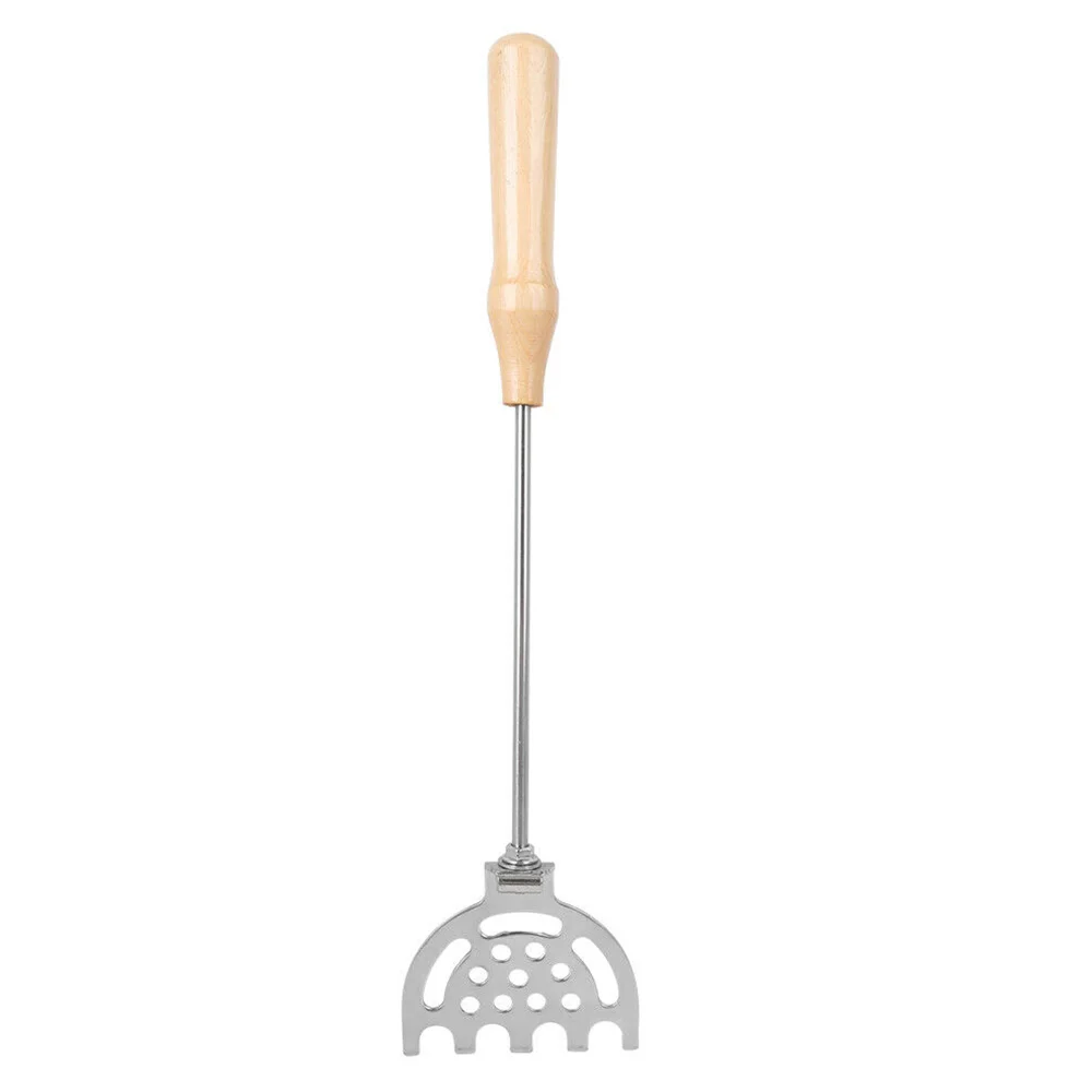

Fishing Shovel Portable Stainless Steel Mini Wooden Handle Mix Shrimp Bait Shovel Fishing Tackle for Fisherman Fishing Equipment