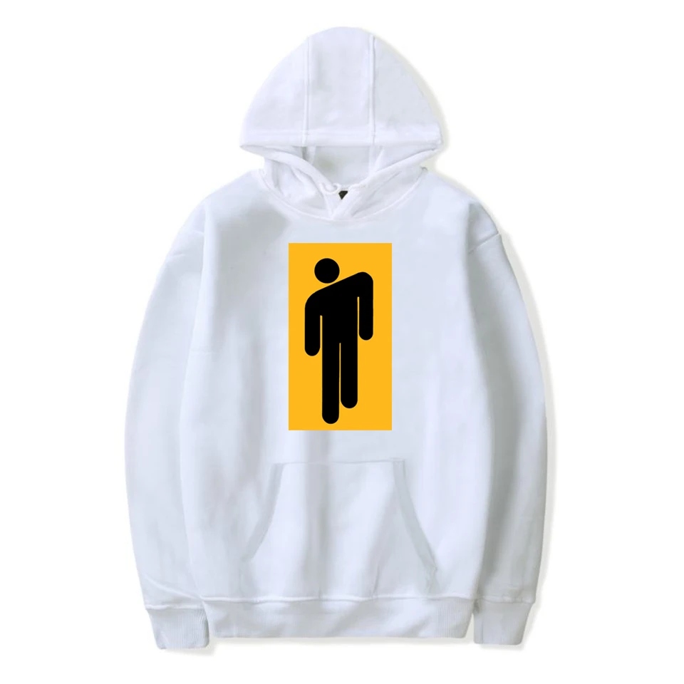 Уличная одежда Billie Eilish, толстовка с капюшоном, Мужская зимняя Толстовка с длинным рукавом в стиле Харадзюку, Повседневная Мягкая Белая простая Толстовка в стиле хип-хоп