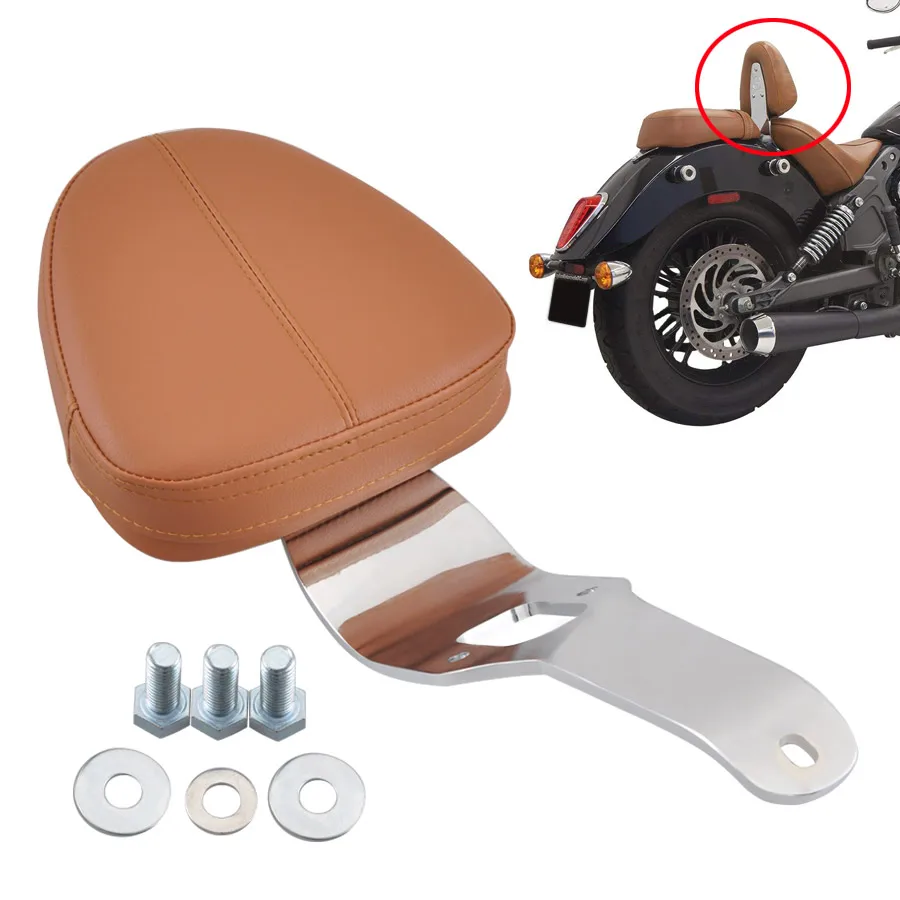 

Motorbike Rider Driver Backrest Pad Sissy Bar Seat Support Detachable For Indian Scout 2016-2019 Sixty Scout 2015-Up