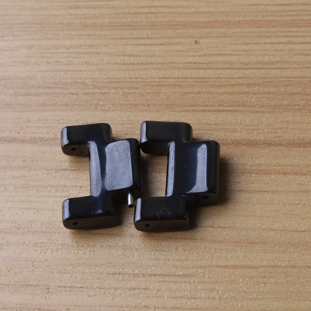 Новое поступление аксессуары для часов черные керамические звенья особых