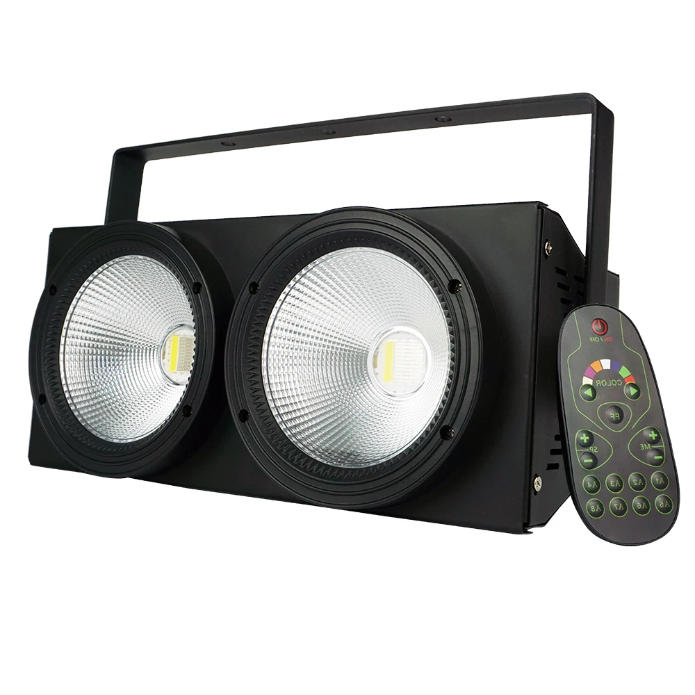 

2 Pieces Remote 200w COB Light RGBW 4in1 200w Strobe Light DMX Stage Dj Lighting white/warm white 2in1 & RGBW 4in1