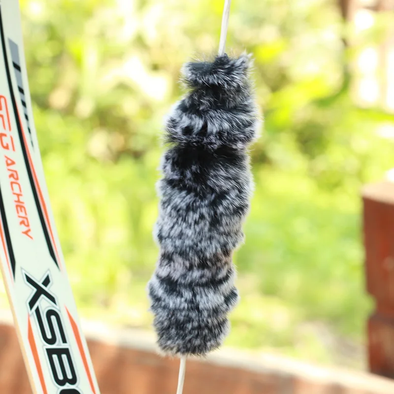 Стабилизатор для лука демпфер глушителя 1 шт. веревка из кроличьего меха