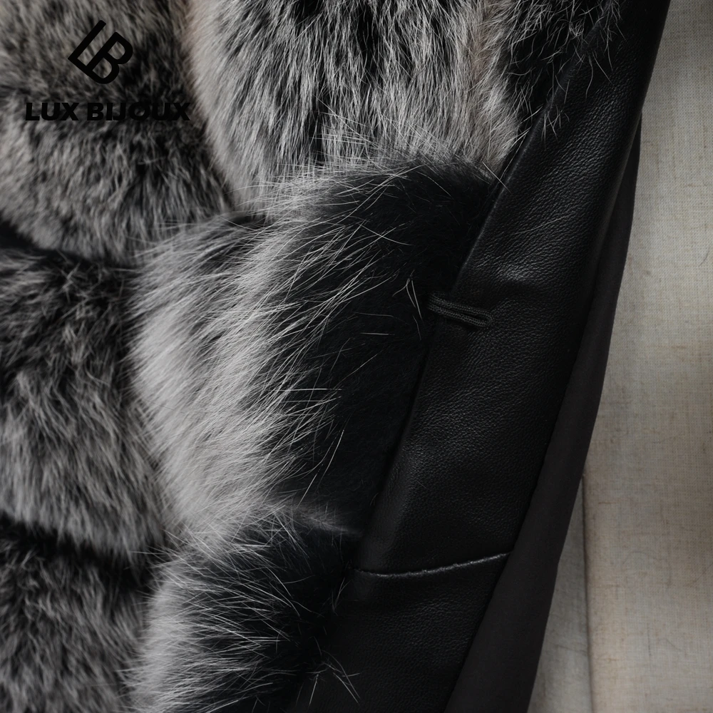 

New Arrivals BIG SALE Women's Winter Fur Coat Real Fox Fur Long Jacket Fashion Genuine Natural Fur Outwear Thick Warm Fur S7439