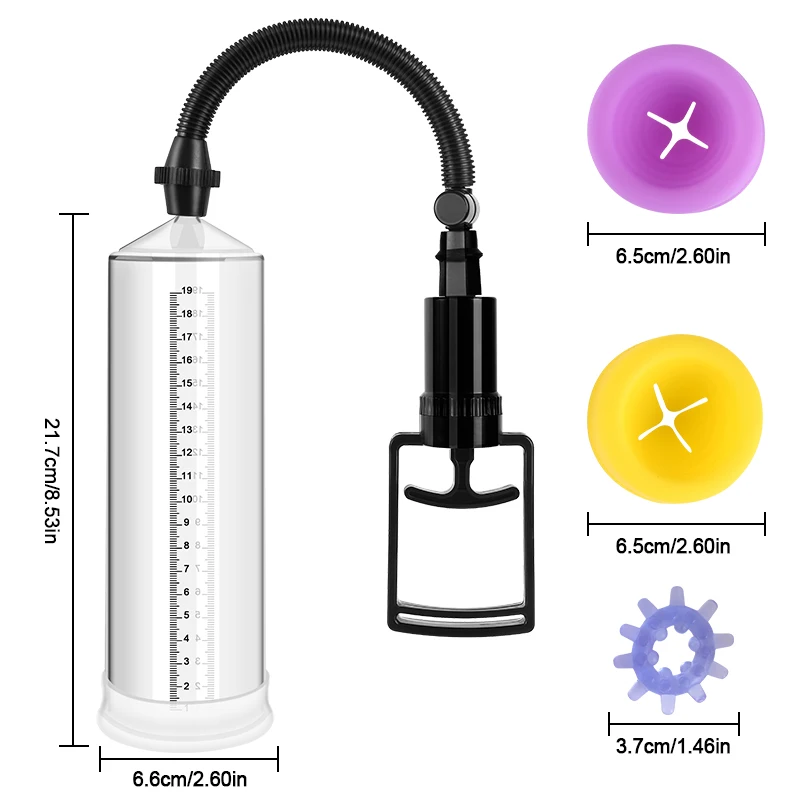GUIMI помпа для пениса вручную Товары взрослых увеличитель члена экстендер