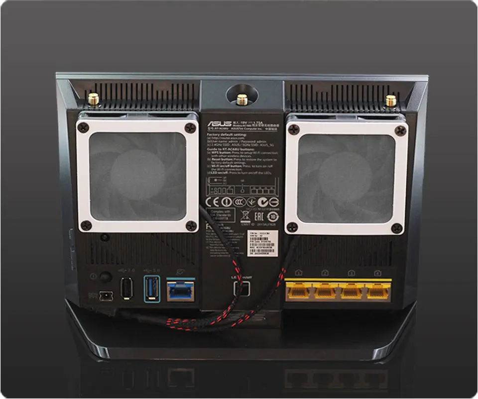 AC68U, AC86U, EX6200, Tenda AC15 AC1900P маршрутизатор, 7 см вентилятор тепловыделения, Пыленепроницаемая сетчатая крышка, регулятор скорости