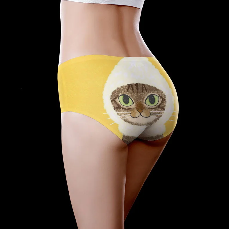Нижнее белье с принтом милого желтого кота Оптовая продажа| |