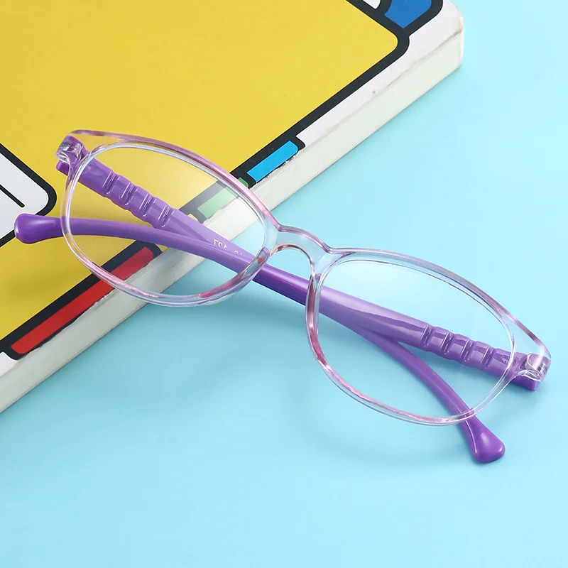 

Children's anti Blu ray glasses fashion color glasses frame Korean fashion glasses frame children's flat lens