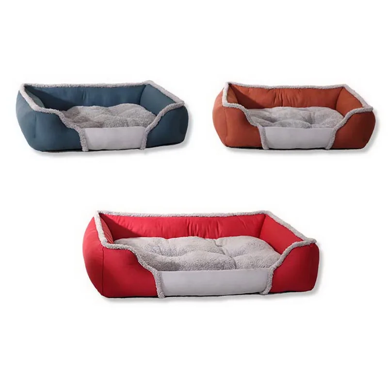Мягкая кровать для собак диван гнездо разделяемая домашних животных теплая