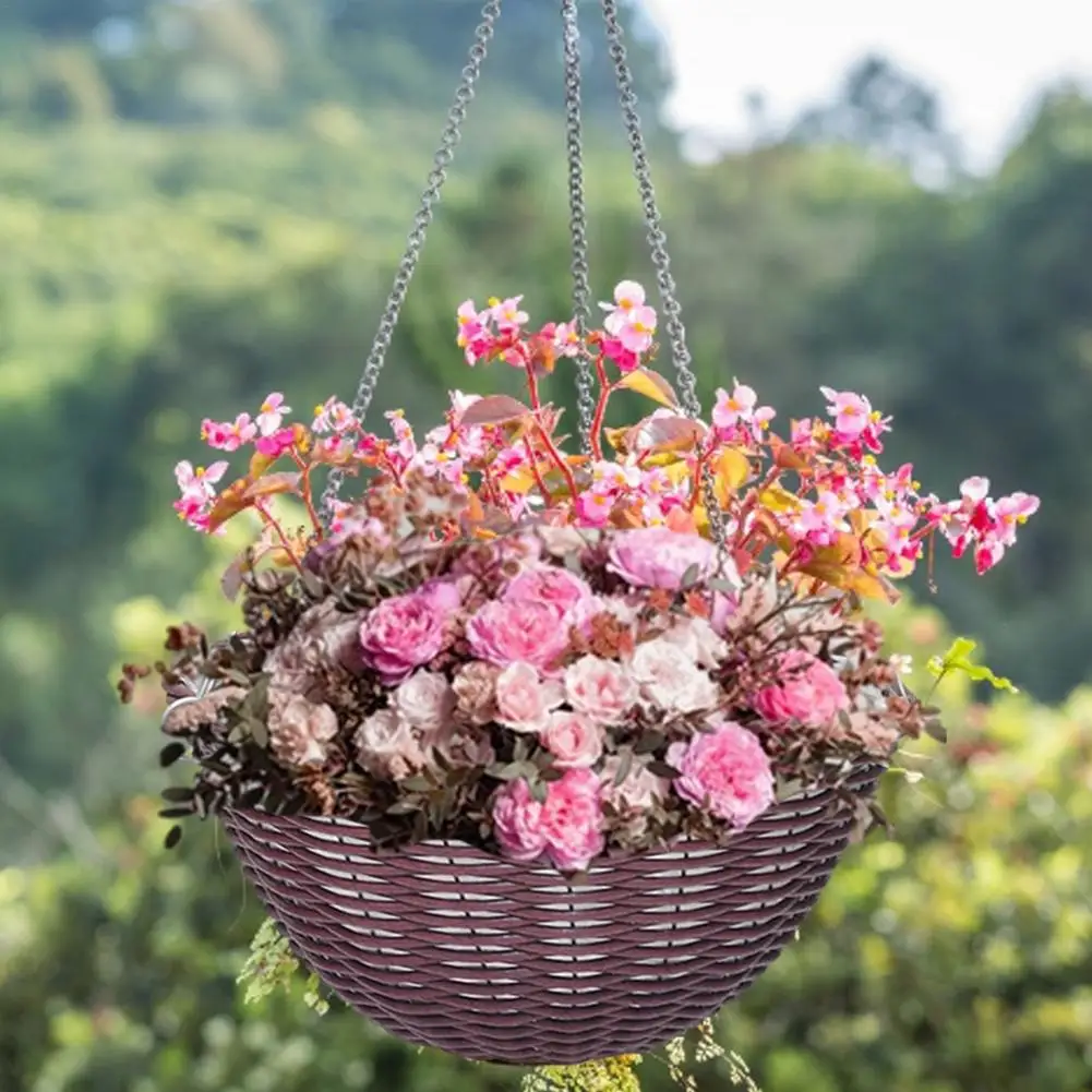 

Basket With Hanging Chain Towel Storage Organizer Plant Holder Towel Storage Organizer Plant Holder Holder Basket Home Decor