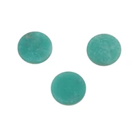 5pcs natural stone genuine peru amazonite disc cabochon flat round 8101220mm for jewelry making ring earrings diy pendant