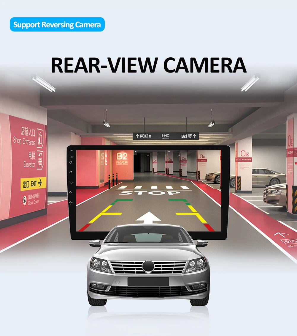 Автомобильный мультимедийный плеер Bosion универсальная стерео-система на Android 10 с