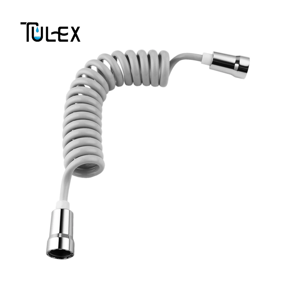 Tulex ПВХ шланг для биде серый Гибкий Душевой шланг 2 м телефонная линия шланг для туалета Биде опрыскиватель аксессуары для ванной комнаты