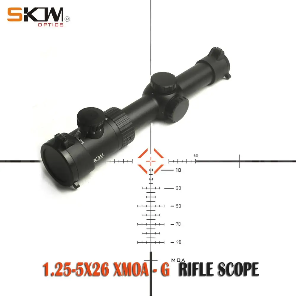 Оптический прицел SKWoptics 1 25 5x26 компактный для охотничьей винтовки AK AR M4|Оптические