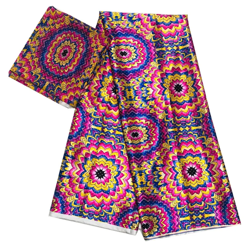 Прямая продажа с фабрики ткань африканскими восковыми принтами шелковая