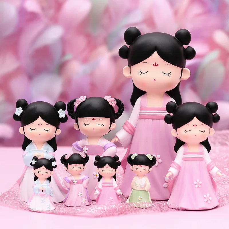 

Court Style Gege Doll Creative Ornaments Antique Beauty Ornaments Hanfu Girl Heart Boy Girl Birthday Gift Home Decoration