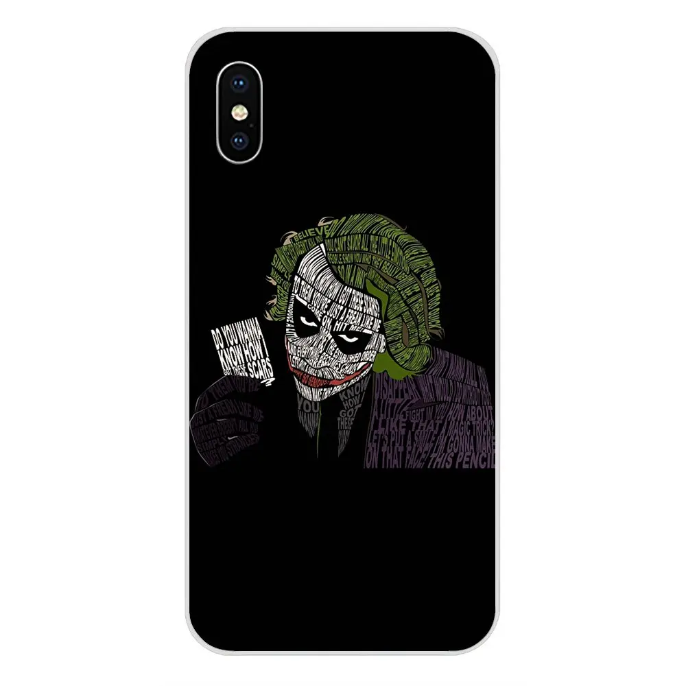 TPU Coque Case Capa The Joker Quotes Print For Samsung Galaxy Note 5 8 9 S3 S4 S5 S6 S7 S8 S9 S10 5G mini Edge Plus Lite | Мобильные