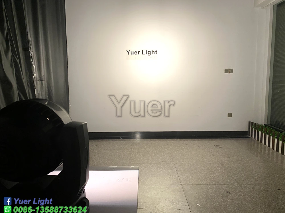 Сценический прожектор YUER Dmx512 для диджея с вращающейся головкой 4 х50 Вт