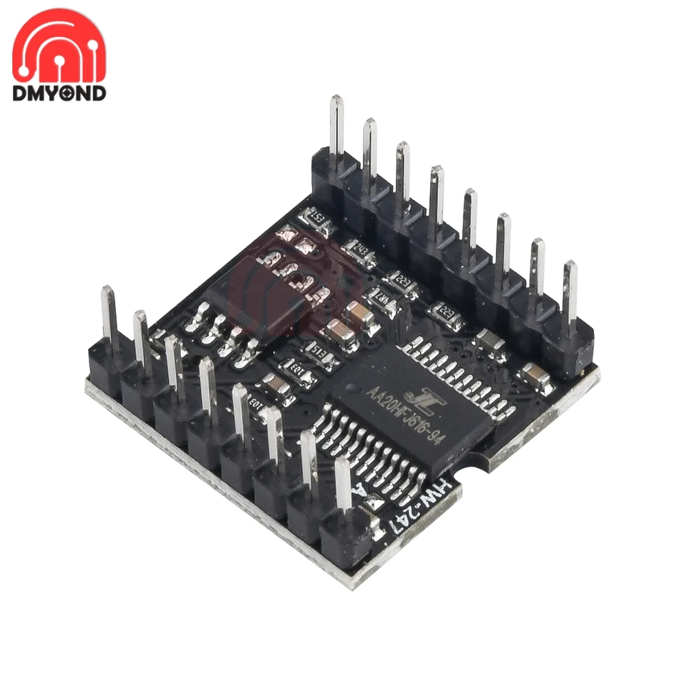 1Pcs DFPlayer Mini MP3 Player Module Voice Decode Board For Arduino Supporting TF Card U-Disk IO/Serial Port/AD | Инструменты