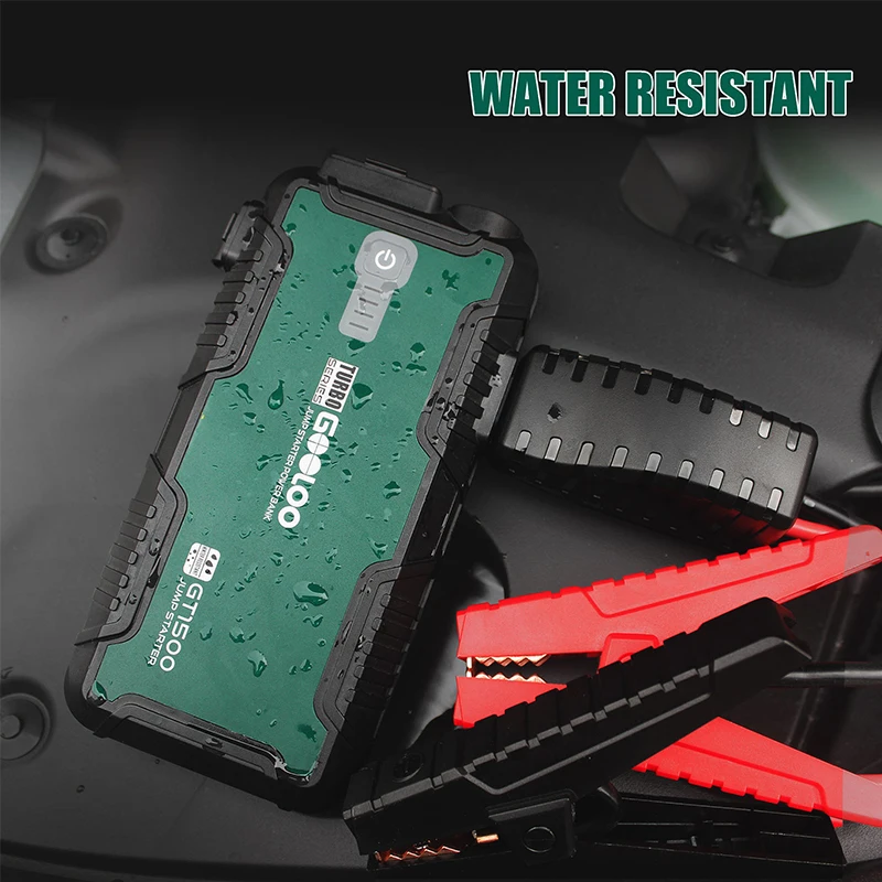 $53.02 GOOLOO Emergency Starting Power Bank Chargers 12V Car Battery Splitter Jump Starter Starting Device Vehicle Booster Lighter