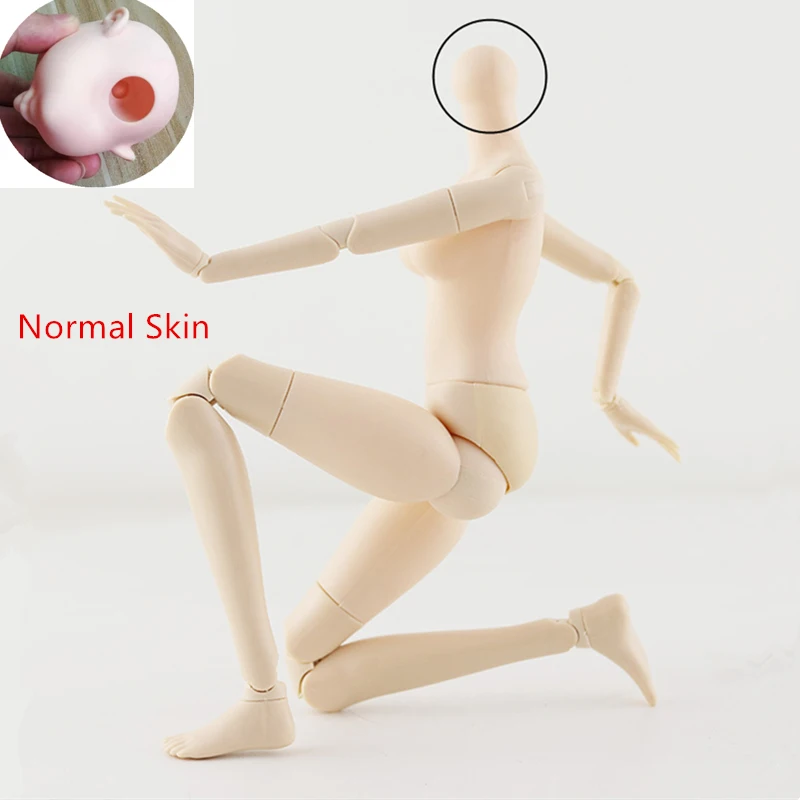 42cm Doll Body 36/42/60 см мяч шарнирные куклы 1/3 BJD голая кукла тела эльф макияж Bjd кукла аксессуары синий/синяки под глазами детские игрушки «сделай сам» для девочек - Цвет: 42cm Doll Body