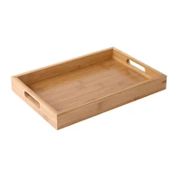 wooden bamboo serving tray tea cup saucer trays fruit plate storage pallet plate decoration japanese food rectangular plate