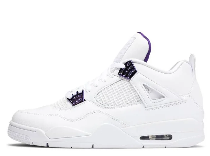 Мужские баскетбольные туфли для колледжа металлические фиолетовые черные с