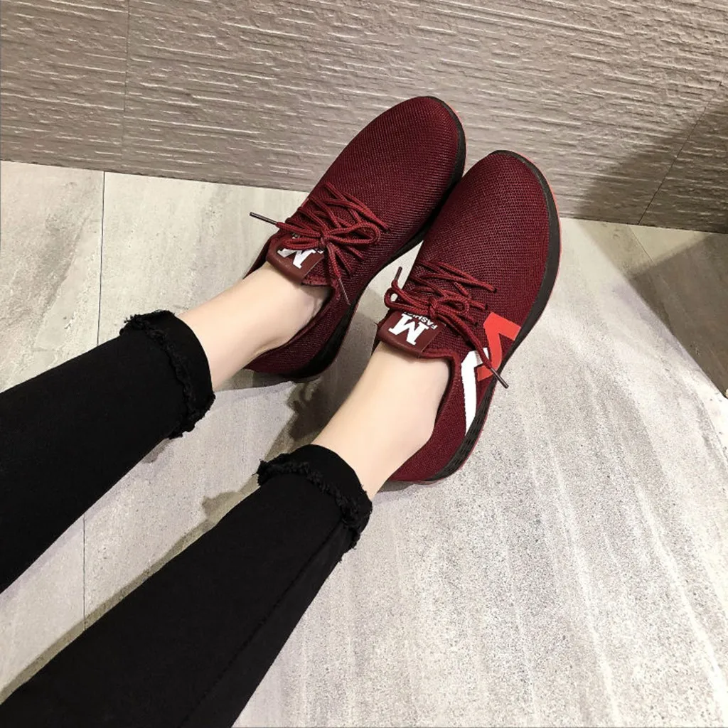 Женские кроссовки с сеткой теплые сетчатые для бега повседневная обувь зима