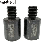 dt diatool 2pcs m14 male to m10 female thread adapter connection converter for grinding cup wheel diamond drilling core bits