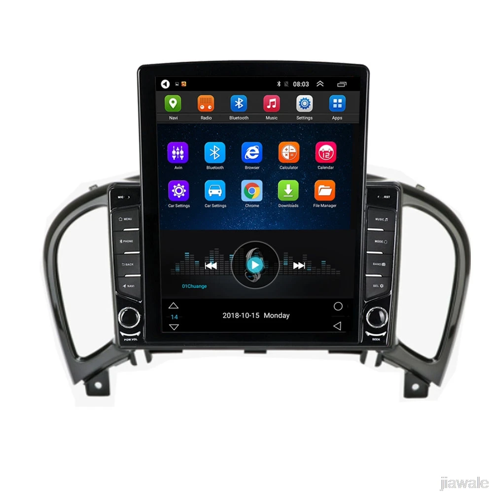 

9.7" octa core tesla style vertical screen Android 10 Car GPS Stereo Multimedia for Nissan Juke Infiniti ESQ 2011-2017