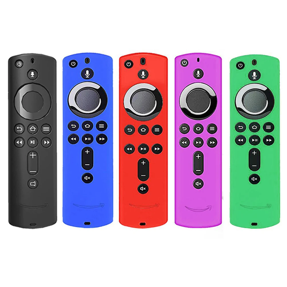 

1pc Remote Control Case For Fire TV Stick 4K /Fire TV 3rd Fire TV Cube Silicone Remote Controller Case Anti-lost Shockproof