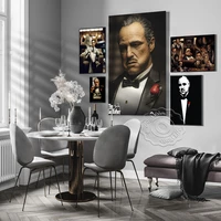 america hot movie gangsters godfather poster goodfellas classic movie film art wall picture movie fan collect vintage prints