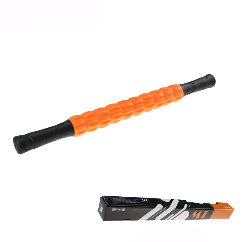 9 Spiky Yoga massage roller Pilates Muscle physical therapy relieve sticks Gym fitness equipment Body Massage tool |