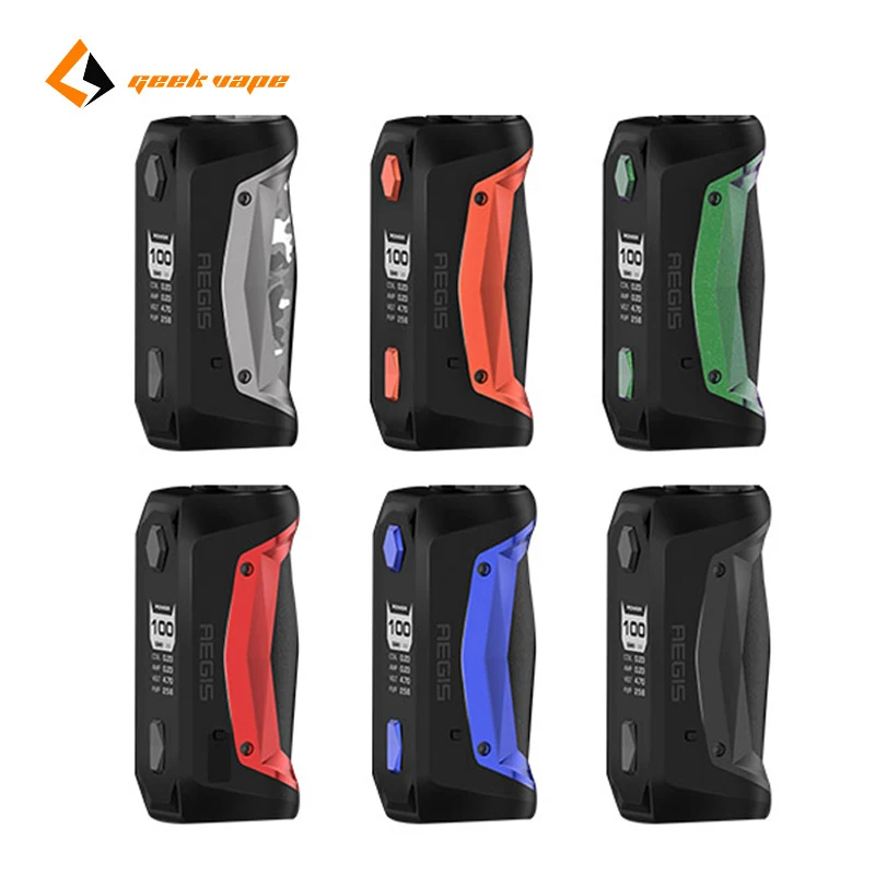 Оригинальный GeekVape Aegis Solo Mod 100 Вт бокс мод для электронных сигарет вейп на одной