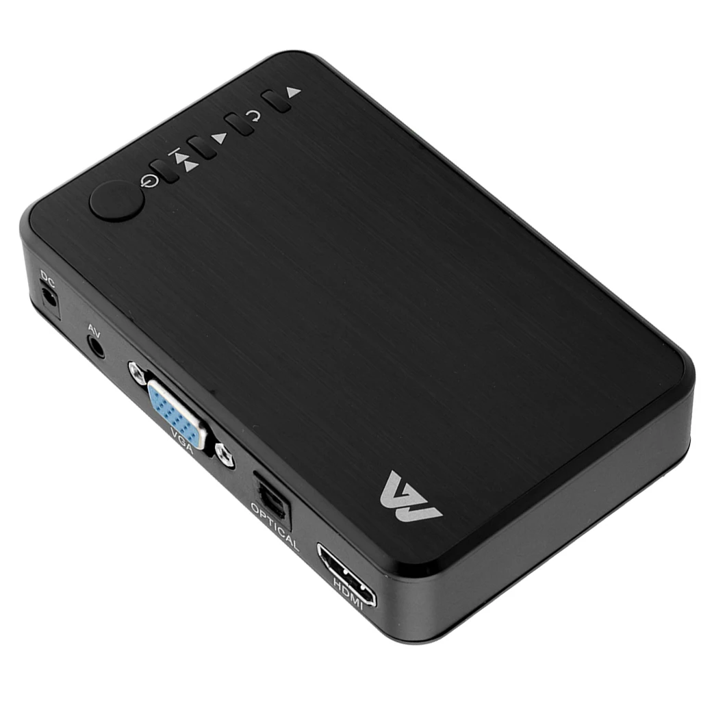 Multi TV Media Player HDMI 1080P HD USB SD MMC RMVB MP3 AVI MKV US Plug | Электроника