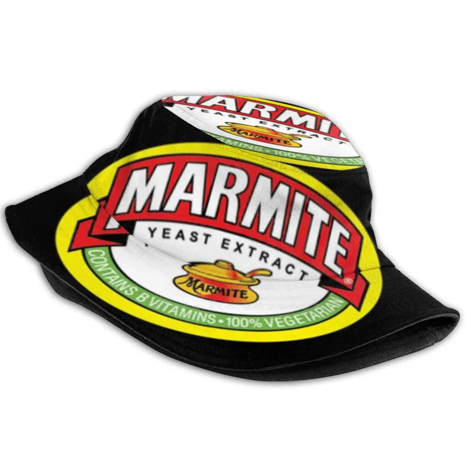 

Шапка рыбака Marmite для мужчин и женщин, Панама с изображением еды мармита, в стиле ретро, австралийская гордость, для завтрака, хлеба с логотип...