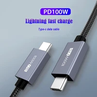 fast charging data cable for type c huawei mobile phones pd100w fast charging type c to c data cable 2a3a5a 1m1 5m2m