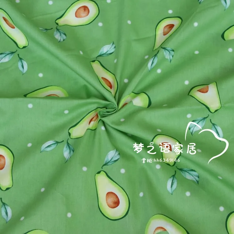 160 см * 50 авокадо детская хлопковая ткань для шитья детское белье новорожденных