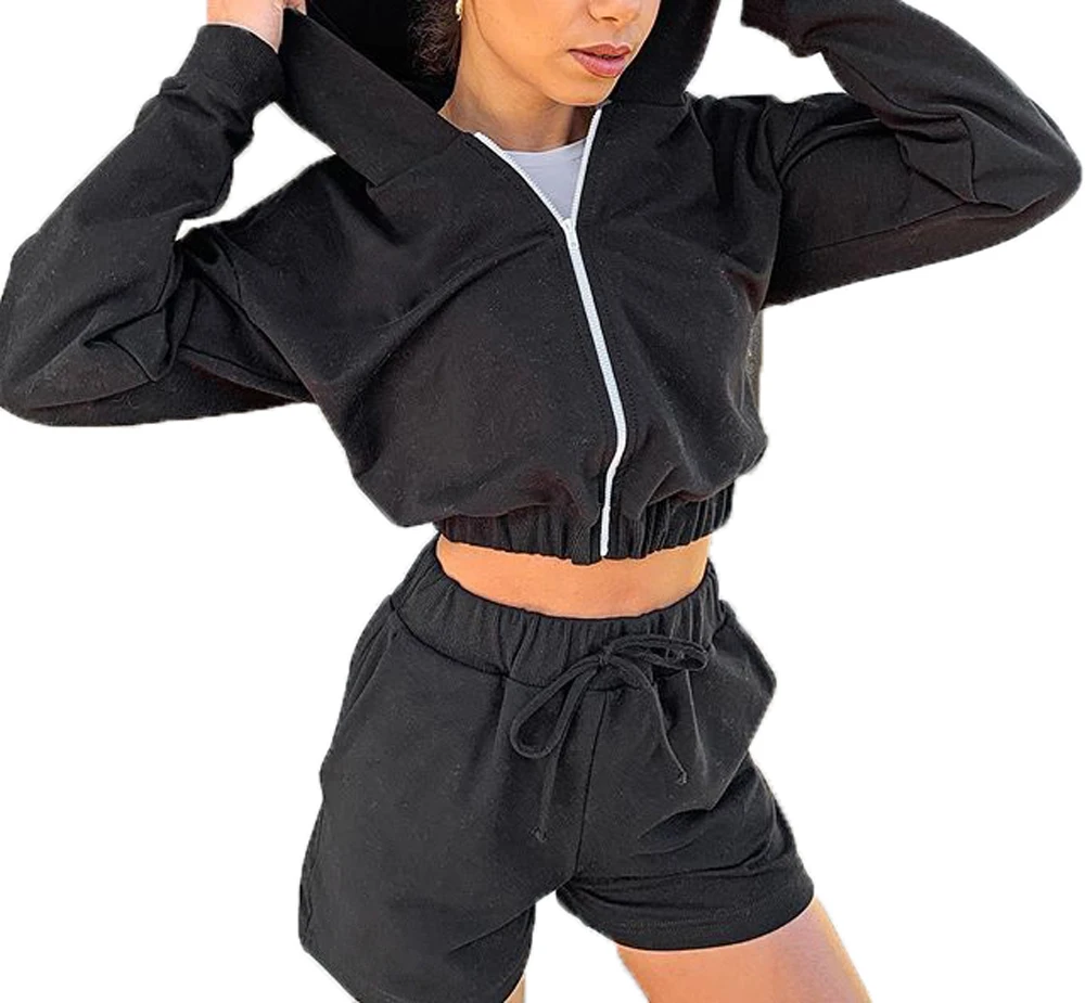 Женский спортивный костюм с длинным рукавом комплект из двух предметов куртка