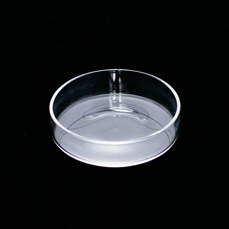 Прозрачная стеклянная еда для кормления креветок Круглая Емкость аквариума