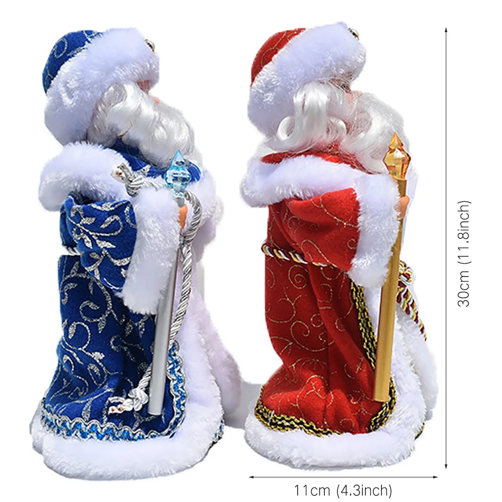 

Cute Standing Santa Claus Doll Christmas Figurines Baubles Xmas Decorations Dolls Gift For Kids Children Toys Sing And Dance Hot