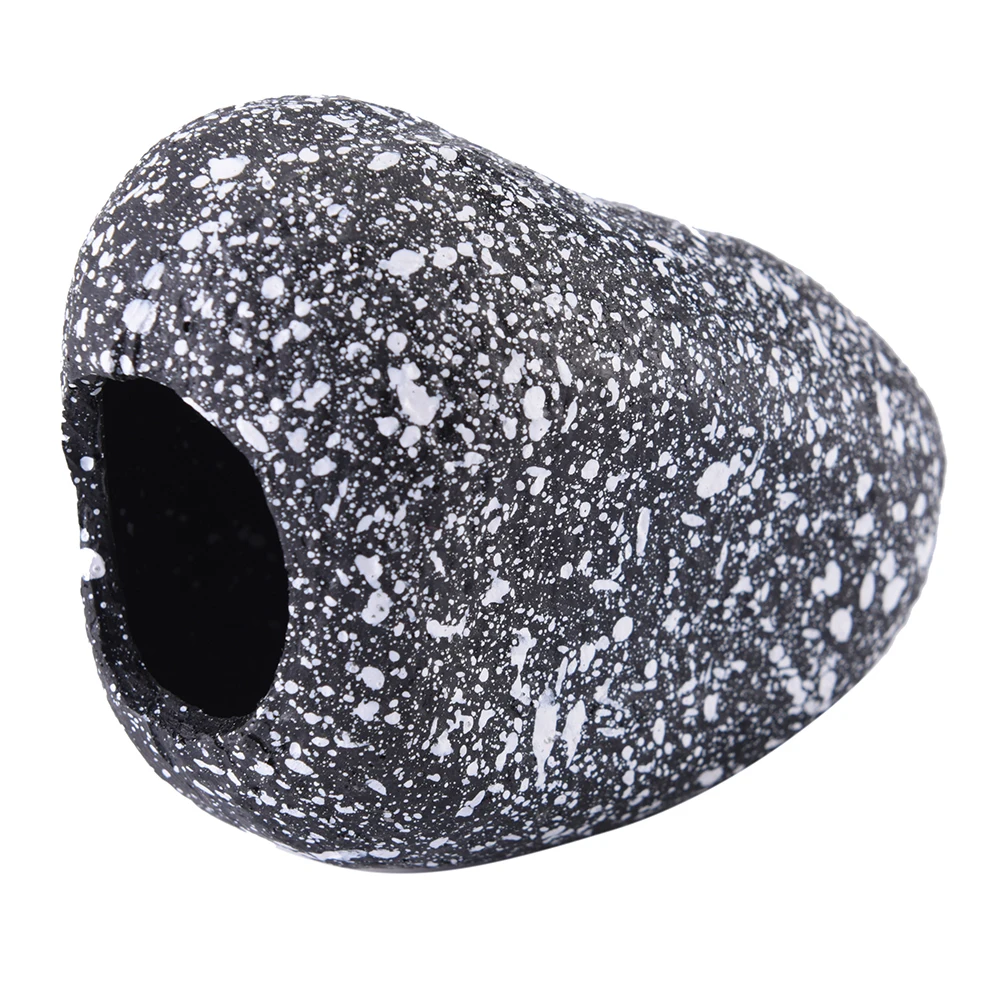 

1Pc Aquarium Cichlid Stone Ceramics Rock Cave Aquarium Fish Tank Pond Shrimp Breeding Home Ornament Accessory Decorative Marbles