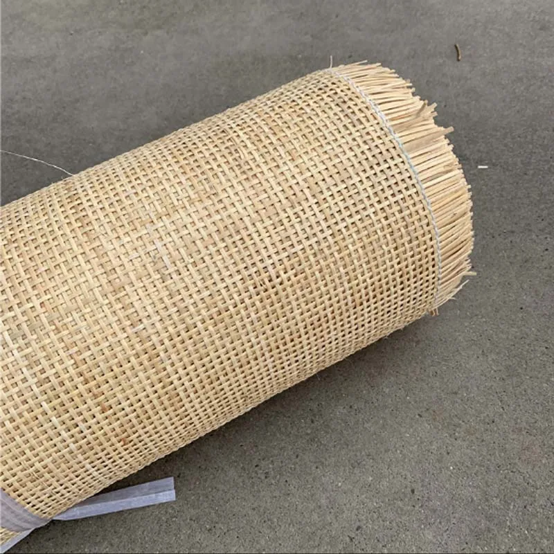 

40/45cm Width 15 Meters Indonesian Natural Real Rattan Cane Roll Home Ceiling Furniture Chair Table Light Decoration Material