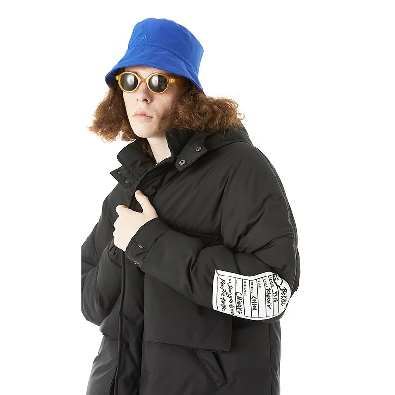 

Short cargo cotton clothing men's youth jacket hooded thick coat tide brand men's clothing original winter new cotton parkas