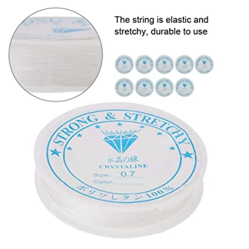 Прозрачная эластичная лента для бисероплетения 1 рулон 5 м 7 10 11 - купить по